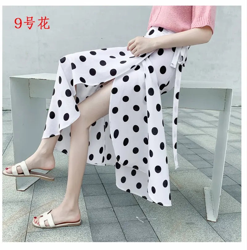 Floral Print Maxi Skirt | Bohemian High Waist Wrap Skirt for Women
