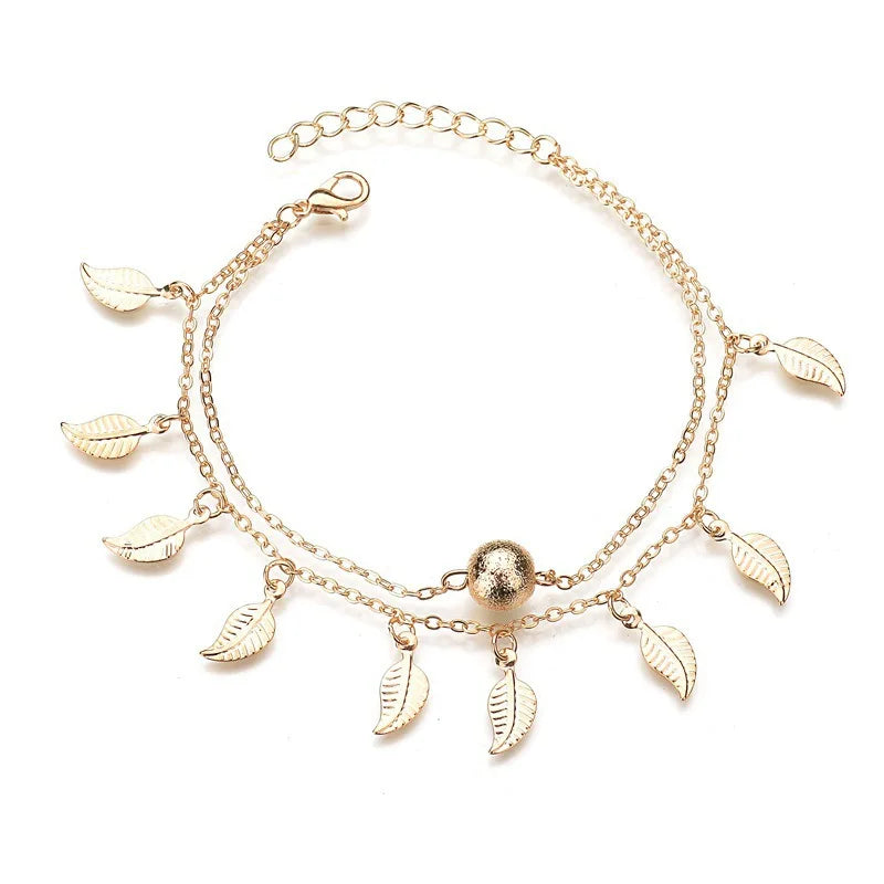 Women's Fashion Ankle Bracelet – Silver Bohemia Beach Anklet