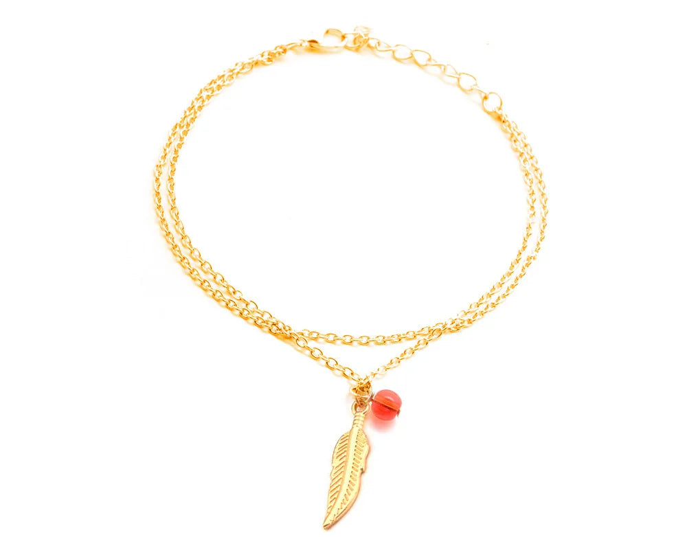 Women's Fashion Ankle Bracelet – Silver Bohemia Beach Anklet