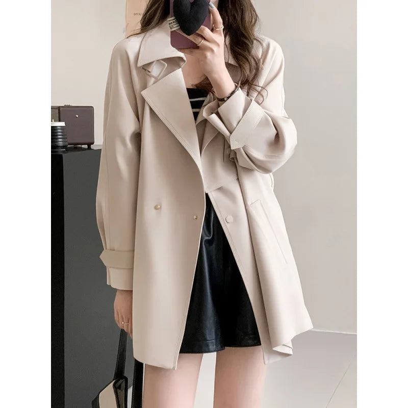 Women's Autumn Trench Coat – High-End Fashion 2025