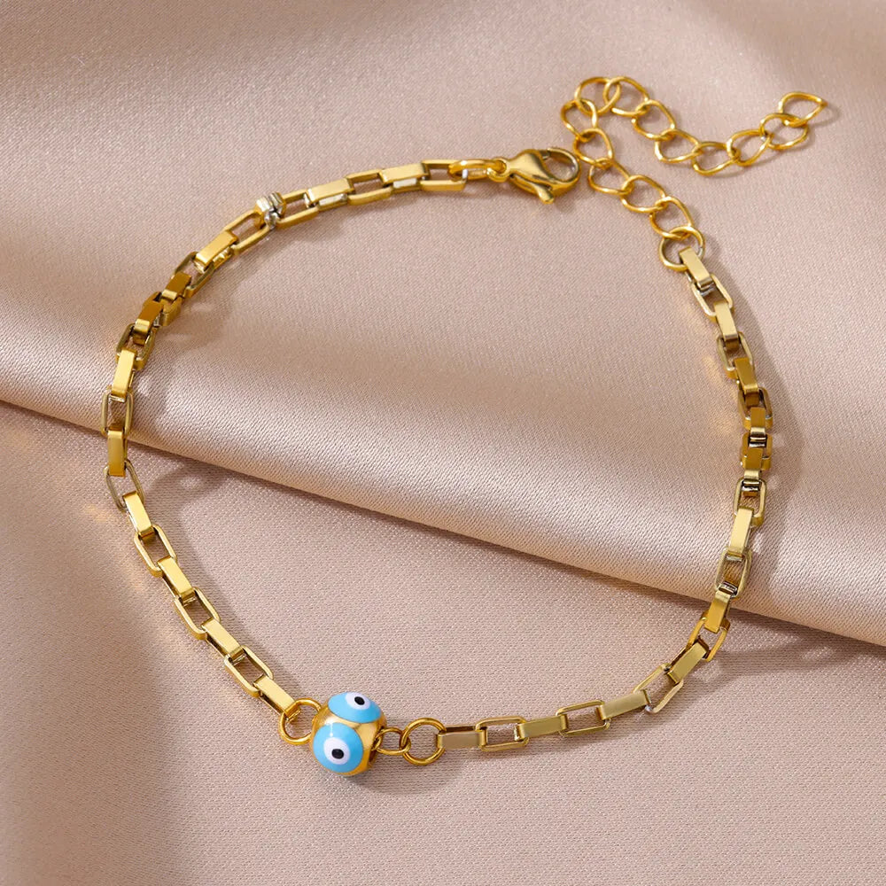 Women's Stainless Steel Ankle Chain – Classic Summer Anklet