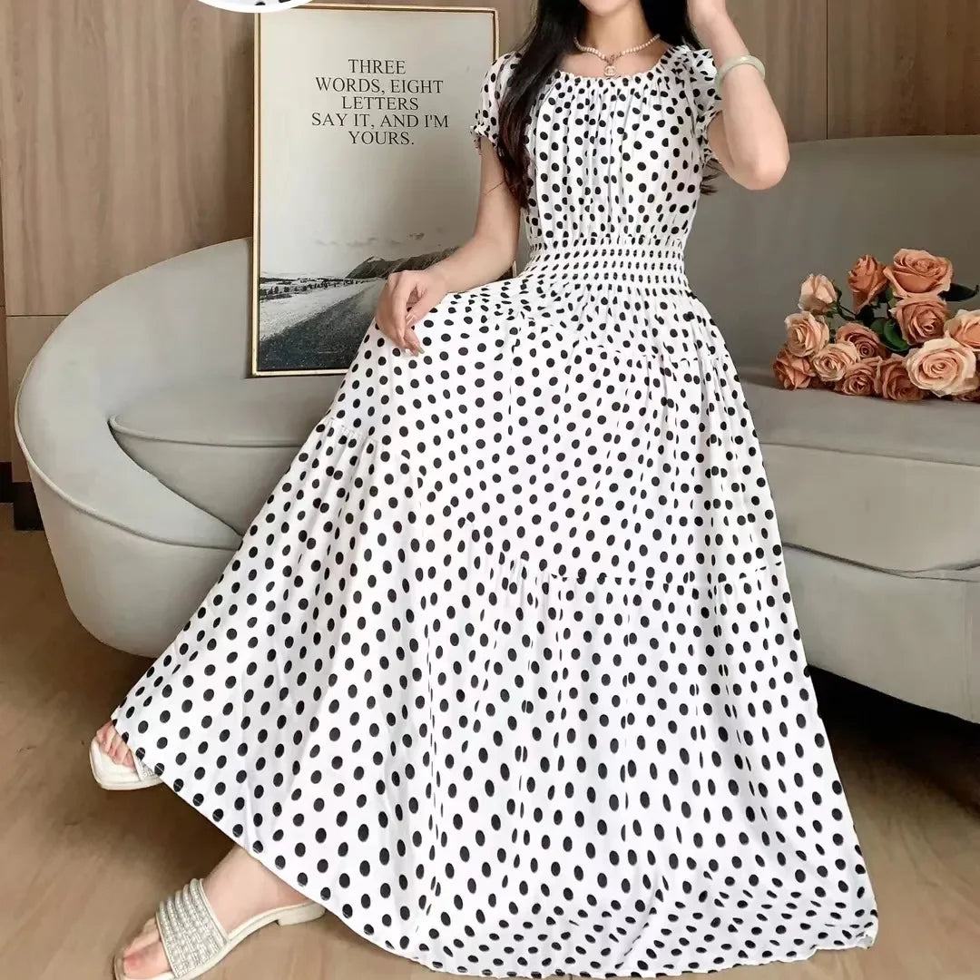 Cotton Silk Print Dress floral dress