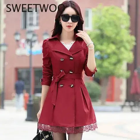 Streetwear Trench Coat – Women's Spring 2024