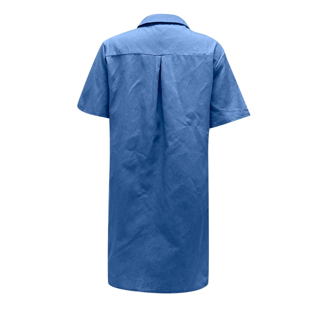 Denim Shirt Dress – Casual Summer 2024