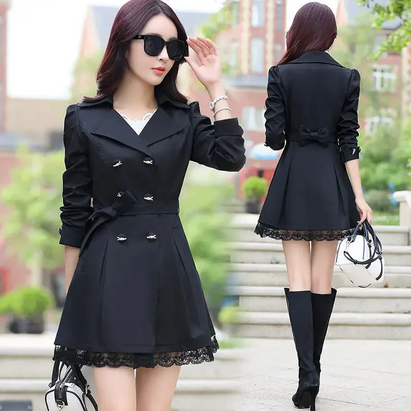 Women's Streetwear Trench Coat | Lightweight Spring Jacket