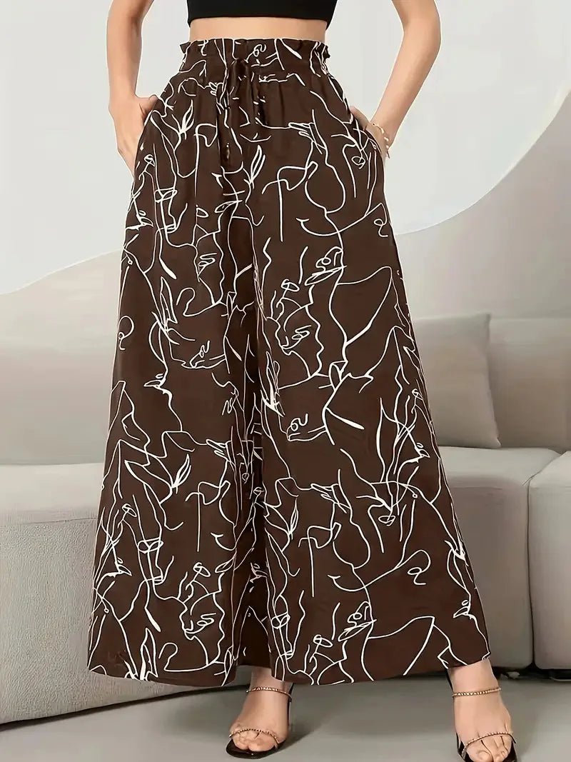 Waist-Cinching Maxi Skirt | Asymmetric High Waist Loose Skirt for Women