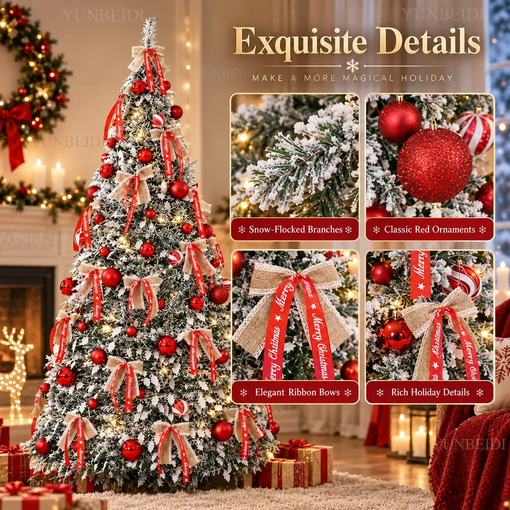Foldable Christmas Tree – 120–210cm, With or Without Lights