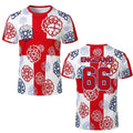 England Flag Football Jersey – Unisex 3D Print Breathable Tee
