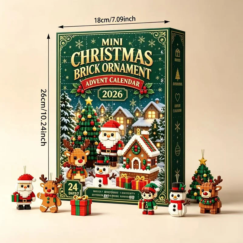 Christmas Ornament Advent Calendar – 24 Mini Tree Decorations