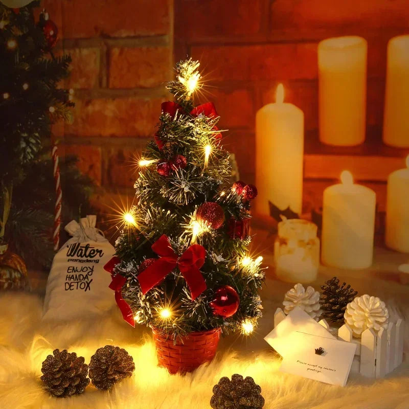 40cm LED Mini Christmas Tree – Festive Tabletop Decoration
