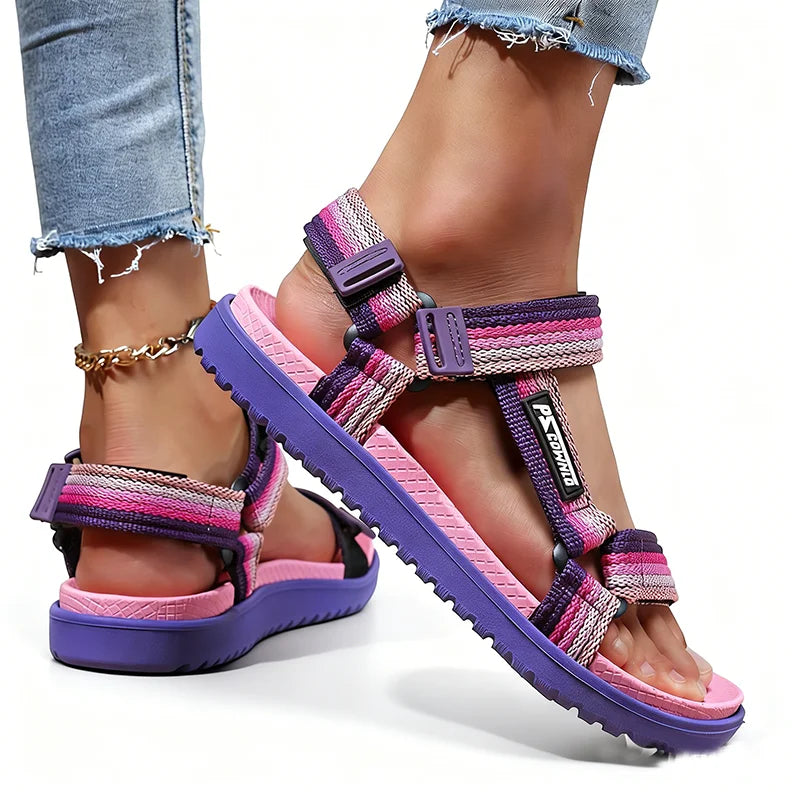 Summer women's Sandals Fashion Leisure Beach Holiday Sandals for Lightweight Shoes New Outdoor Comfortable Casual Sandalie