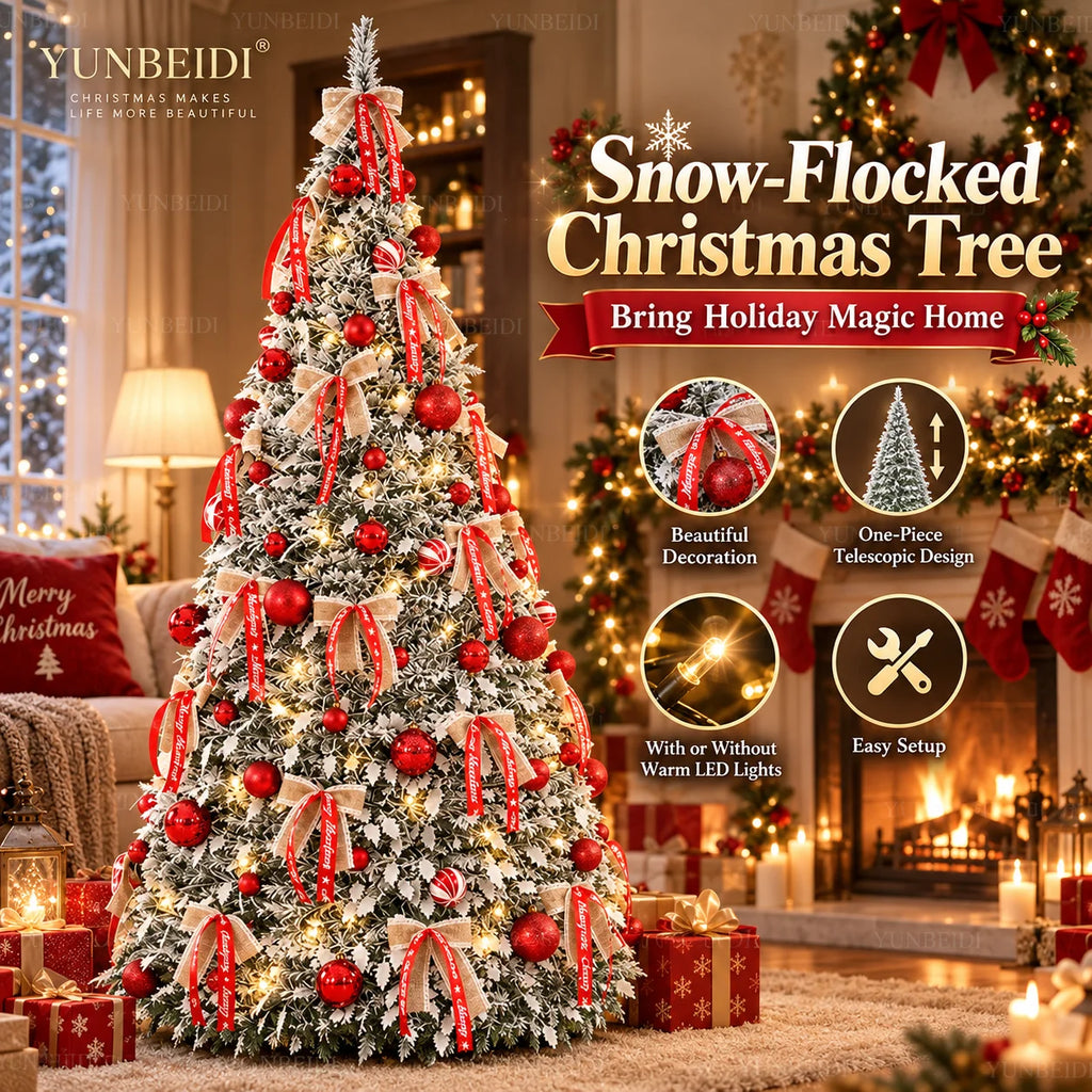 Foldable Christmas Tree – 120–210cm, With or Without Lights