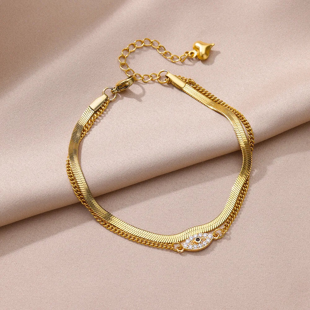 Women's Gold Pearl Anklet – Stainless Steel Summer Beach Ankle Bracelet