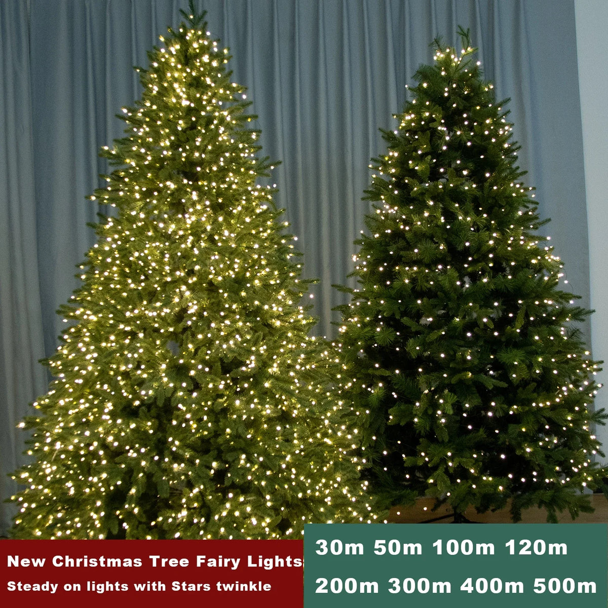 LED Christmas Fairy String Lights – 30m to 200m