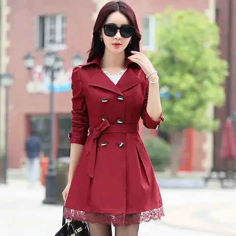 Women's Streetwear Trench Coat | Lightweight Spring Jacket