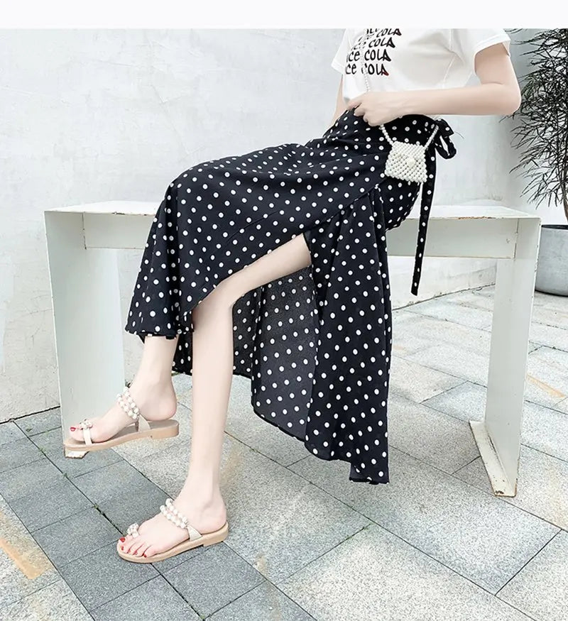 Floral Print Maxi Skirt | Bohemian High Waist Wrap Skirt for Women