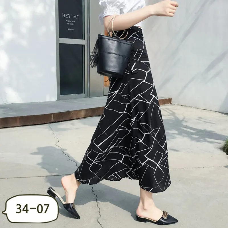 Floral Print Maxi Skirt | Bohemian High Waist Wrap Skirt for Women