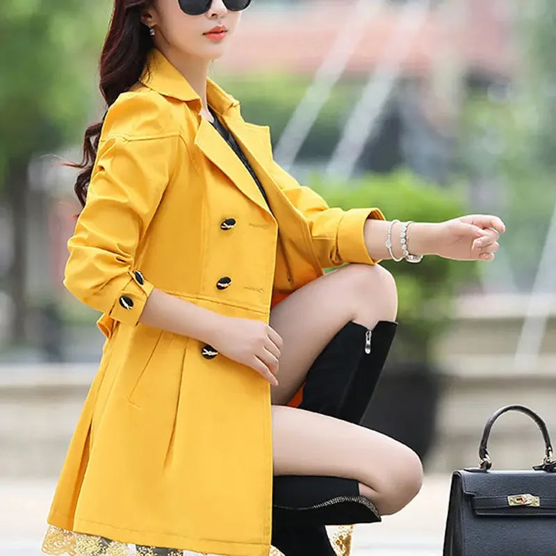 Women's Streetwear Trench Coat | Lightweight Spring Jacket