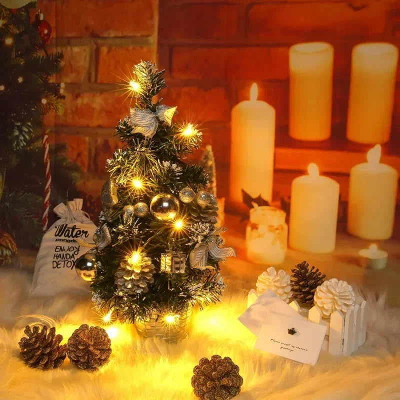 40cm LED Mini Christmas Tree – Festive Tabletop Decoration