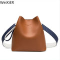 Fashionable Purses Bucket Bag Women PU Leather Shoulder Bags Brand Designer Ladies Crossbody Messenger Bags Totes Designer Bag