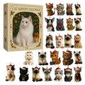 Kitten Advent Calendar – 24 Acrylic Christmas Tree Ornaments