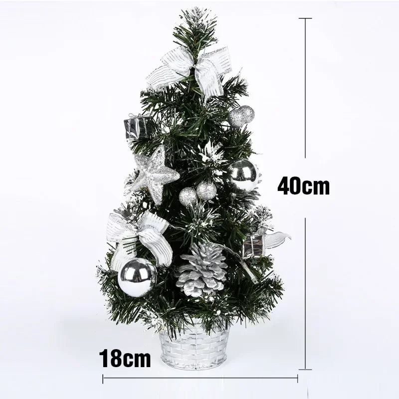 40cm LED Mini Christmas Tree – Festive Tabletop Decoration
