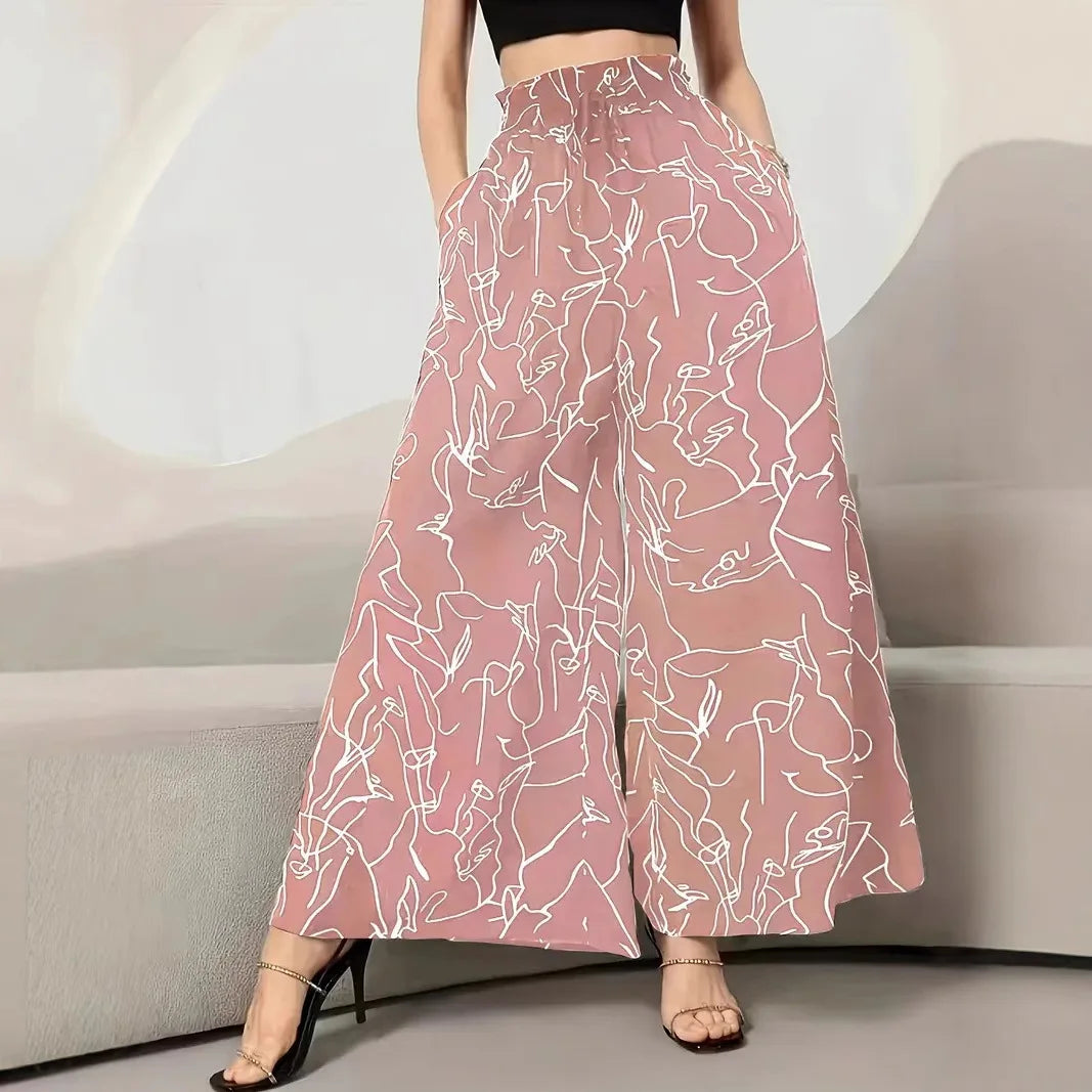 Waist-Cinching Maxi Skirt | Asymmetric High Waist Loose Skirt for Women